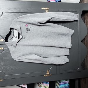 LAST CHANCE Cute partial zip sweatshirt